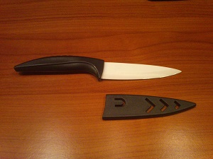 10mm black ceramic knife